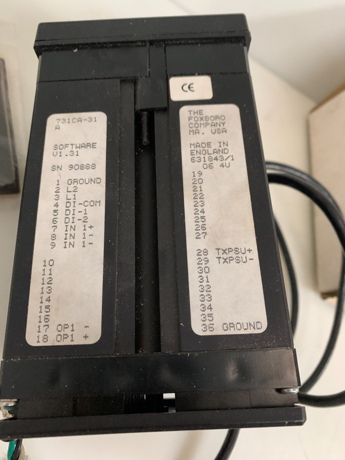 FOXBORO CONTROLLER 731 CA SERIES MODEL 731CA-31 A2