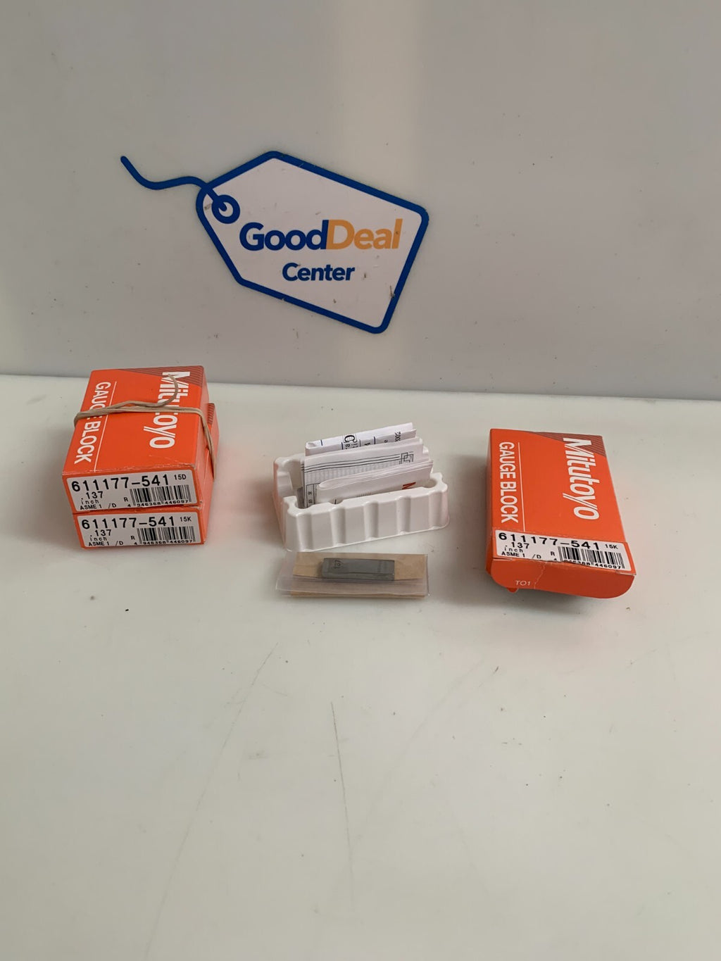 LOT OF 3 MITUTOYO GAGE BLOCK 0.137 #611177-541