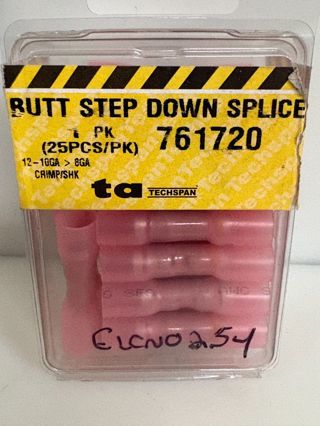 TECHSPAN BUTT STEP DOWN SPLICE #761720 BOX OF 251