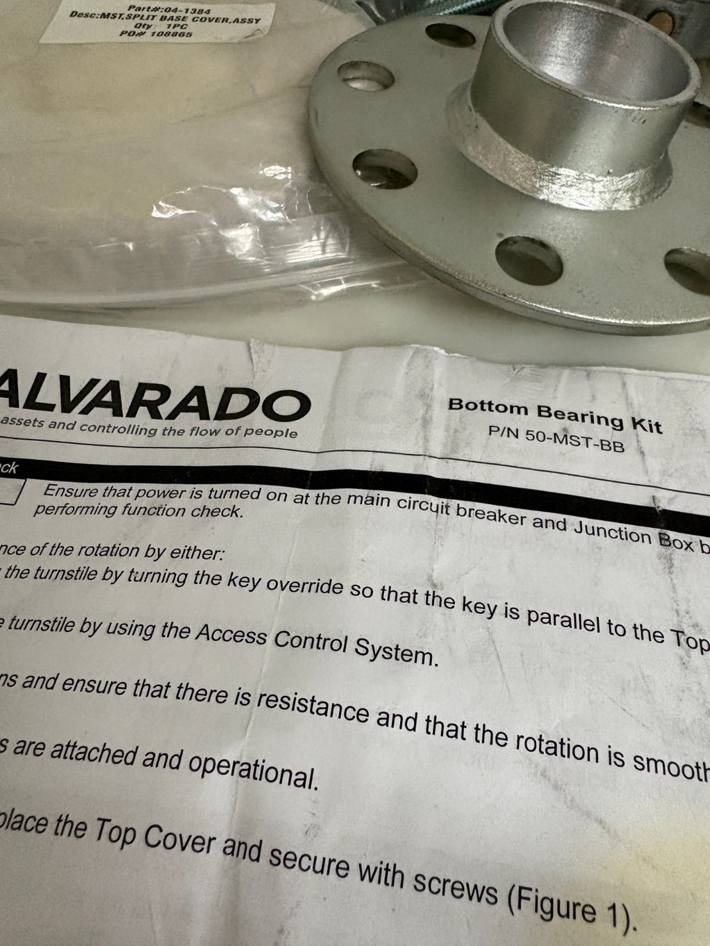ALVARADO MST BOTTOM BEARING KIT 50-MST-BB3