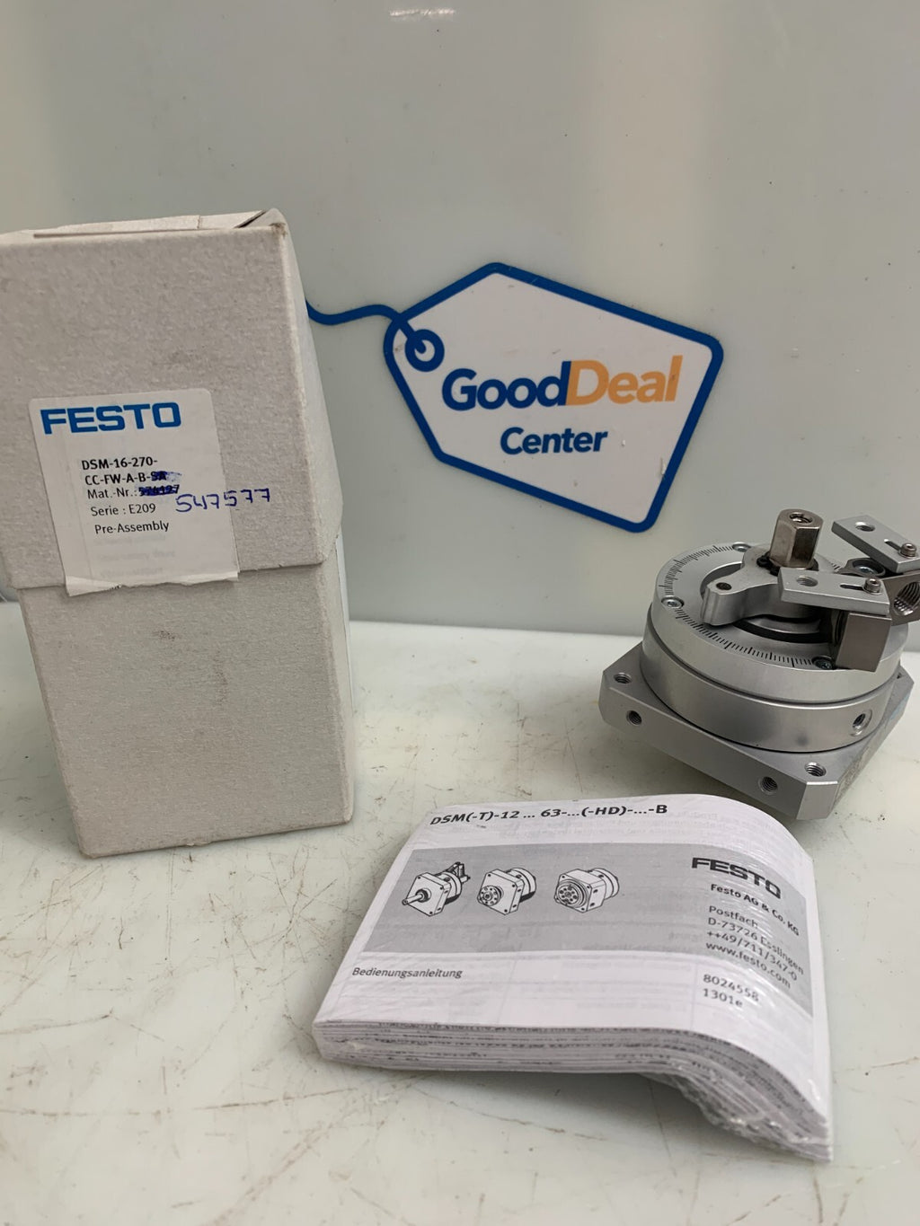 FESTO DSM-16-270-CC-FW-A-B  Semi Rotary Drive  547577  (NEW)