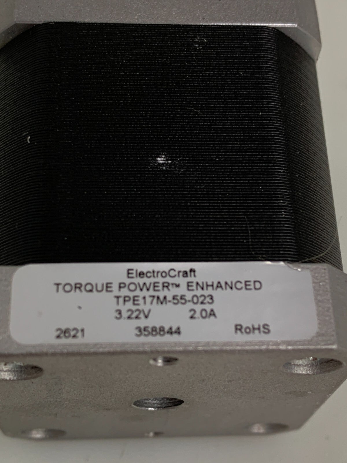 ELECTRO CRAFT / Torque Power Enhanced   Stepper Motor TPE17M-55-023   (Used)1