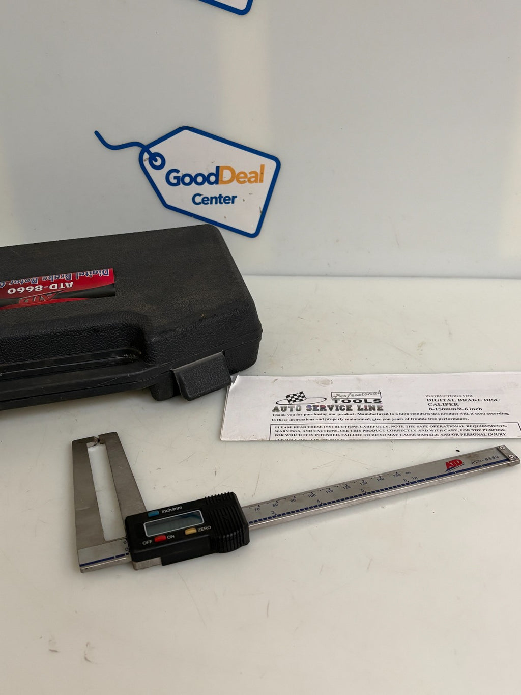 ATD DIGITAL BRAKE ROTOR GAUGE ATD-8660