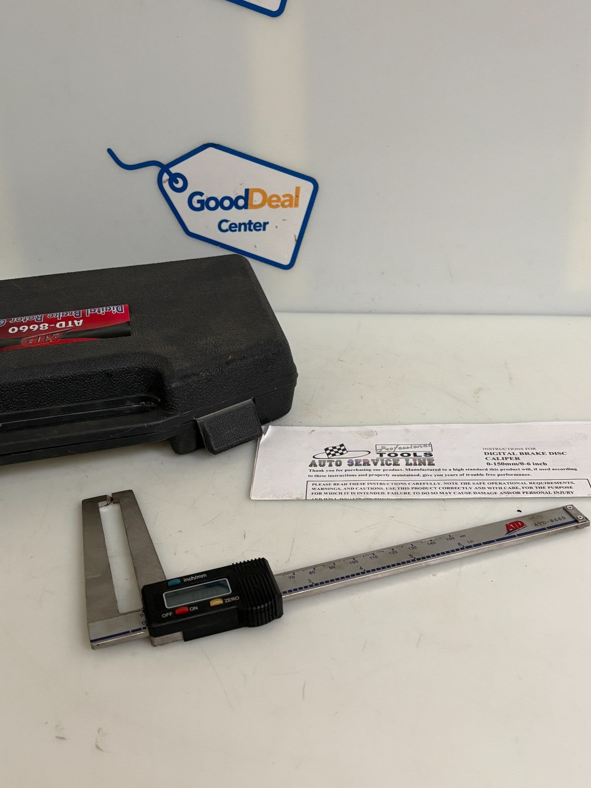 ATD DIGITAL BRAKE ROTOR GAUGE ATD-8660