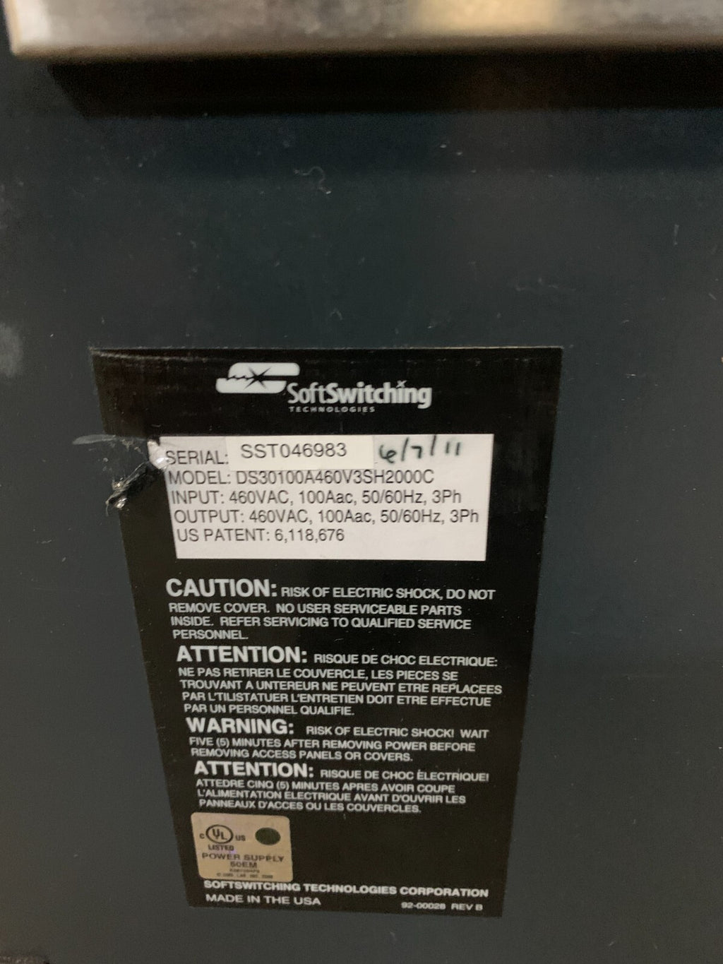 SoftSwitching 100/110 Amp ProDySC Dynamic Sag Corrector w/ manual