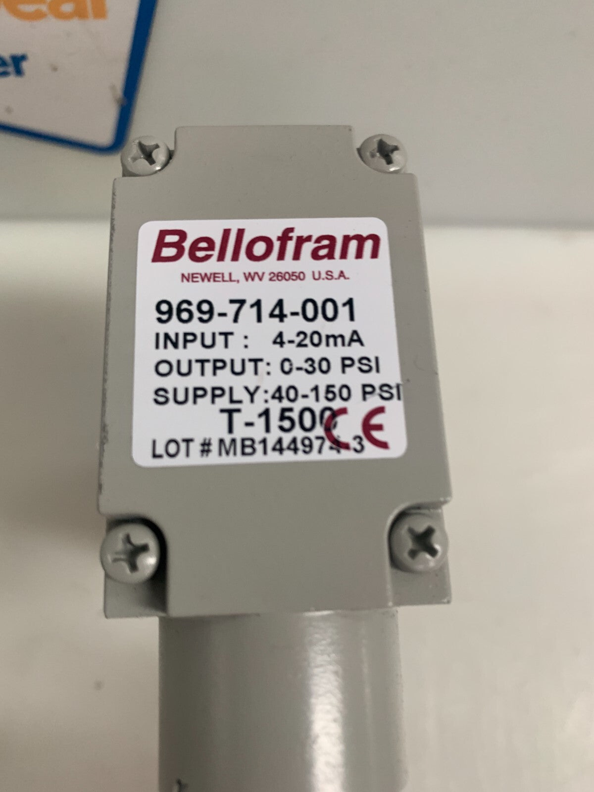 BELLOFRAM GENERAL PURPOSE TRANSDUCER 969-714-0011