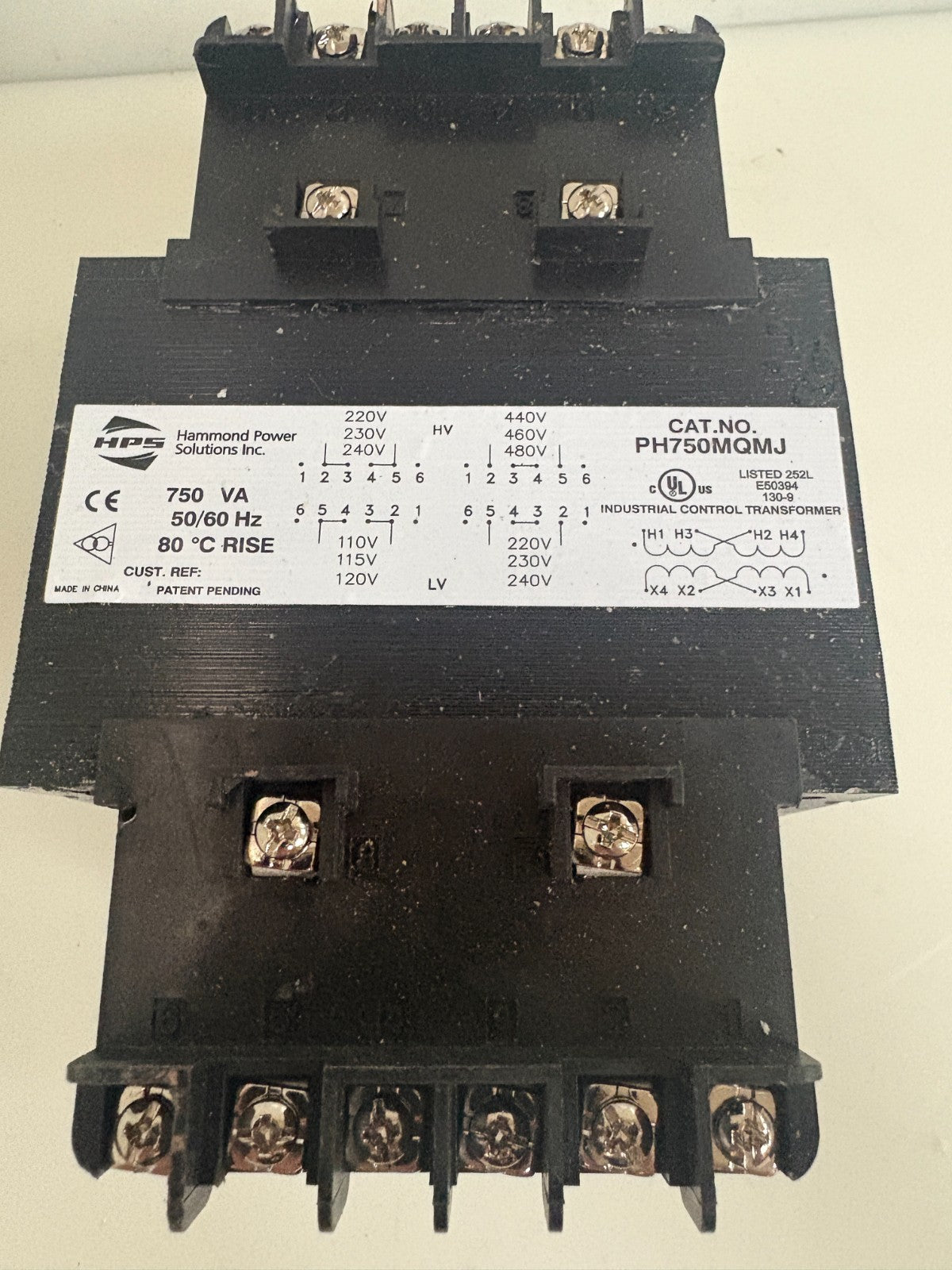 HAMMOND TRANSFORMER PH750MQMJ1