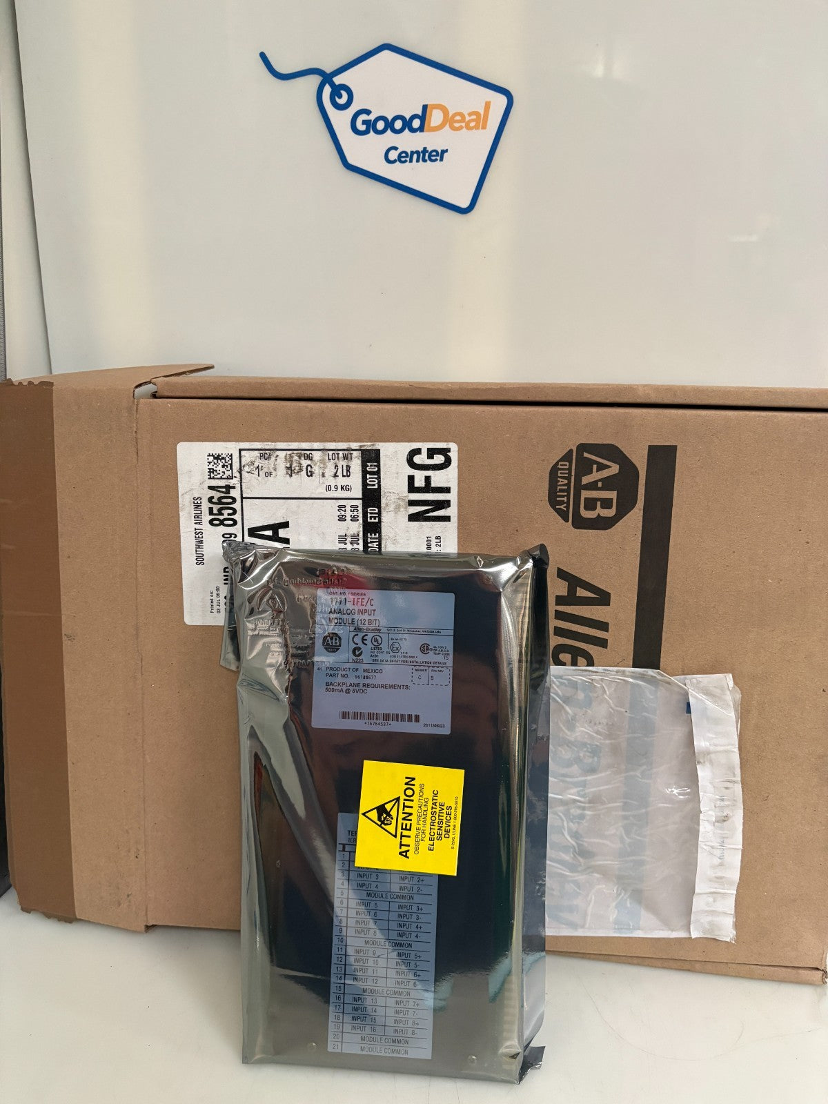 ALLEN BRADLEY ANALOG INPUT MODULE E1771 IFE/C0