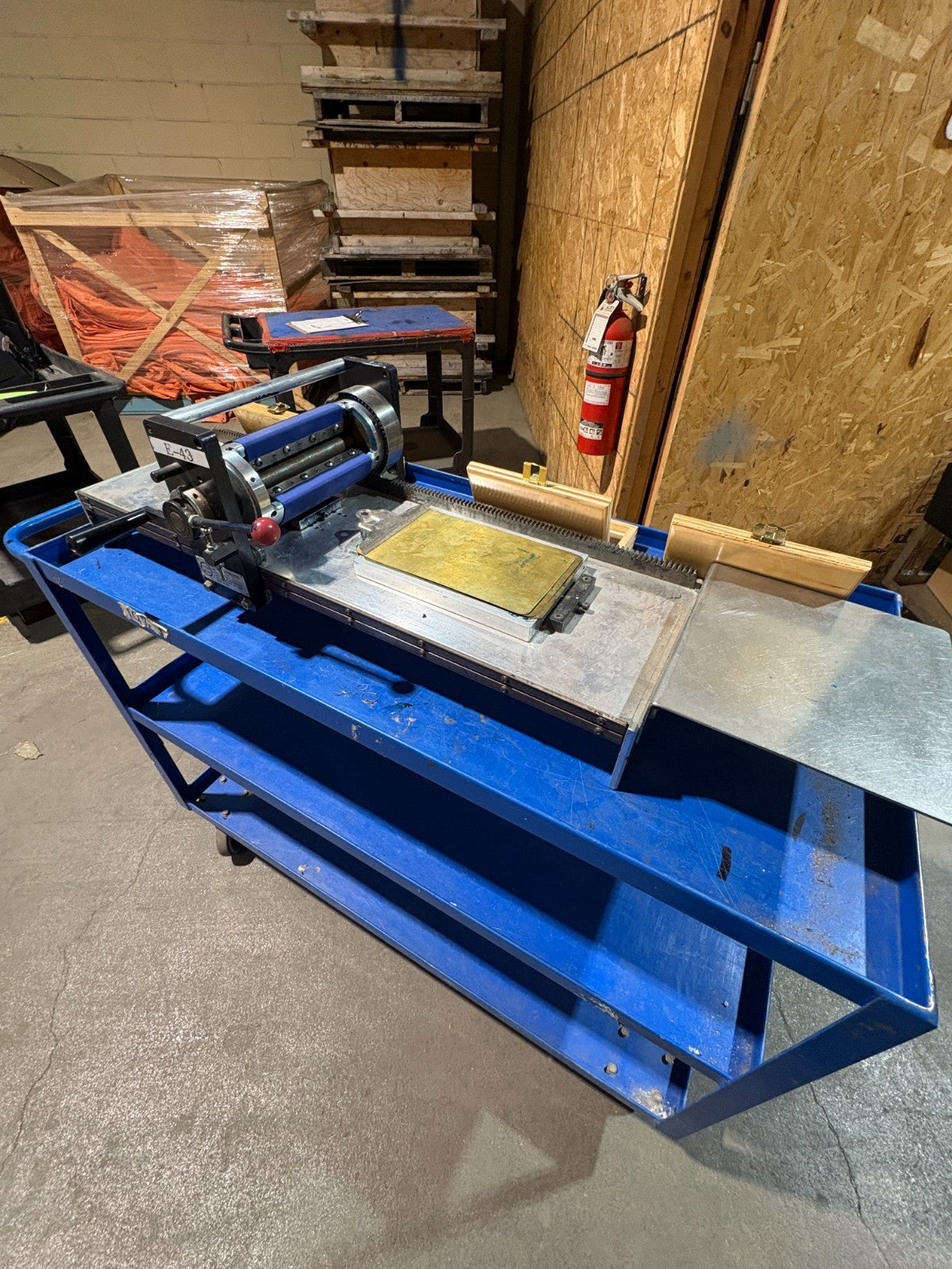 LITTLE JOE OFFSET PROOFING PRESS 1 AND 2 COLOR PRESS H 01 W/3 4"X6" PRINTING