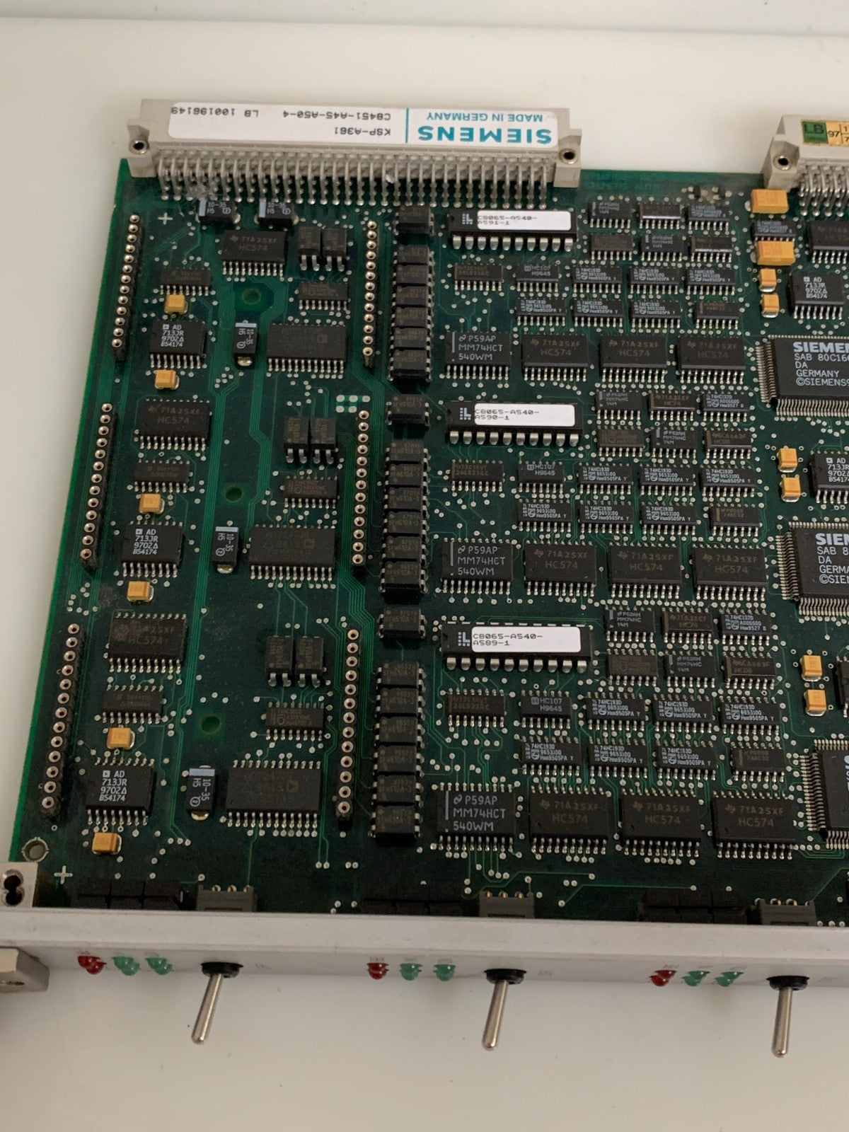 SIEMENS VME-3 AXIS CONTROLLER KSP-A361 CB451-A45-A50-4
