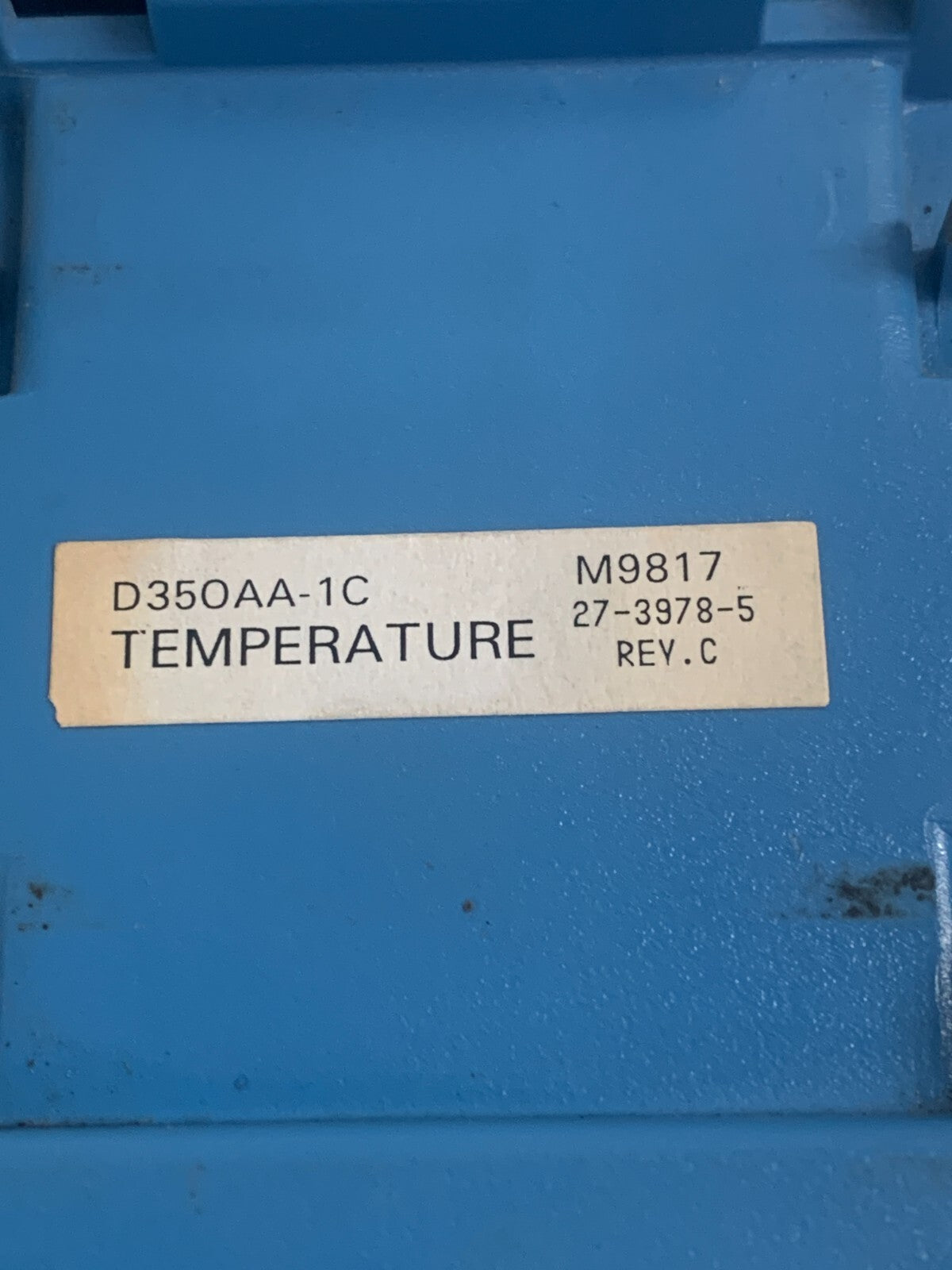 JOHNSON CONTROLS TEMPERATURE DISPLAY MODULE D 350 AA-1C