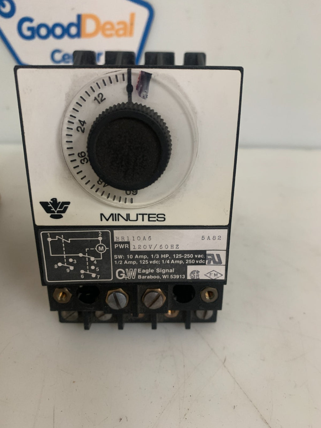 GW EAGLE SIGNAL CONTROLS 0-60 TIMER BR110 A 6 5A82