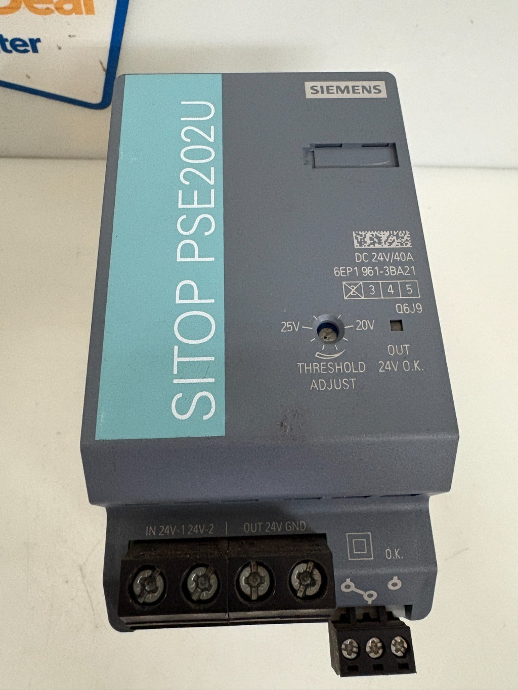 SIEMENS SITOP REDUNDANCY MODULE 6EP1961-3BA/21 PSE202U