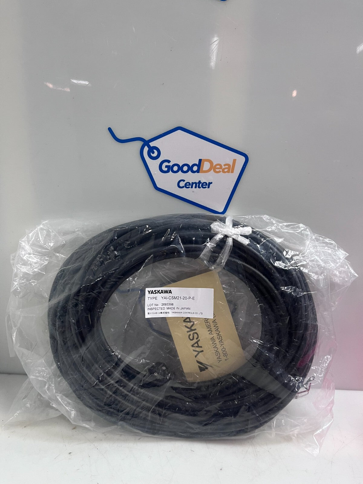 YASKAWA  Servo Motor & Encoder Cable YAI-CSM21-20-P-E  (New in Bag)