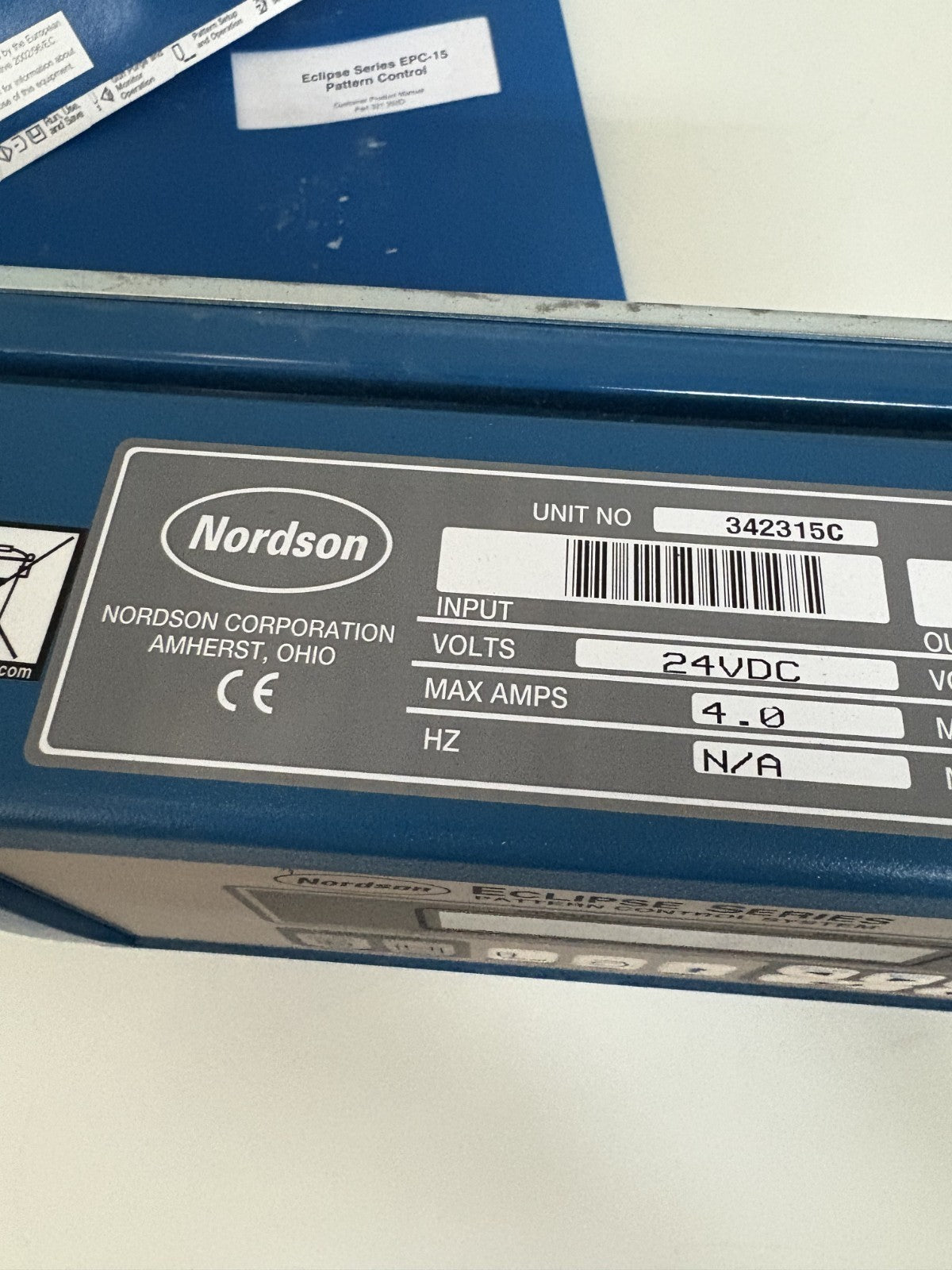 NORDSON PATTERN CONTROLLER ECLIPSE SERIES EPC-15