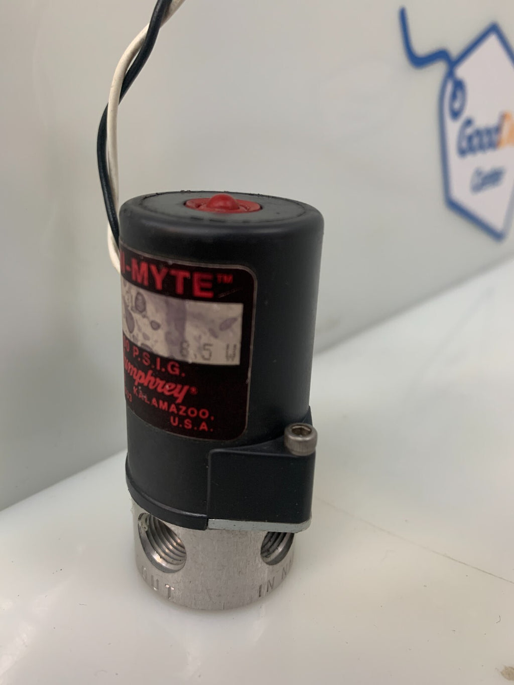 Humphrey Mini-Myte 31E1 3-way single electric valve 8.5W 0-100PSI 24V