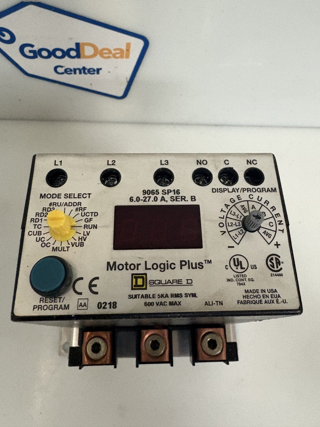 SQUARE D SCHNEIDER MOTOR LOGIC PLUS #9065 SP16