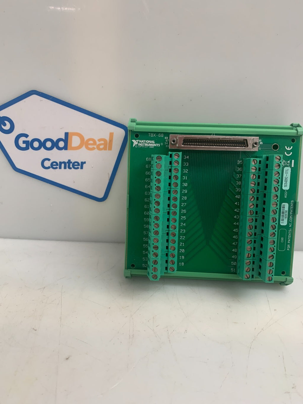 NATIONAL INSTRUMENTS TBX-68 TERMINAL BLOCK 183420C-01L 68-PIN