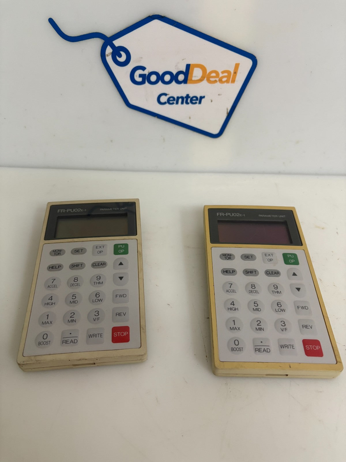 LOT OF 2 MITSUBISHI INVERTER PARAMETER UNIT FR-PU02E-10