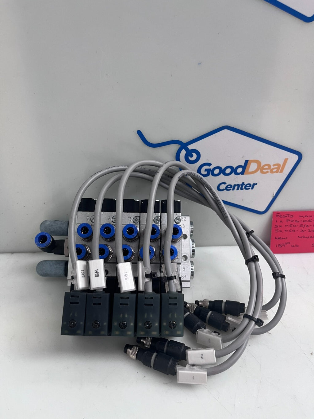 FESTO  PRS-ME-1/8-5 + MEH-5/2-1/8-P-B + MEH-3-24VDC    Manifold Unit