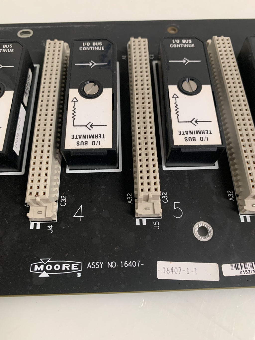 MOORE I/O CHASSIS RACK BACKPLANE 10 SLOT 16407-1-1