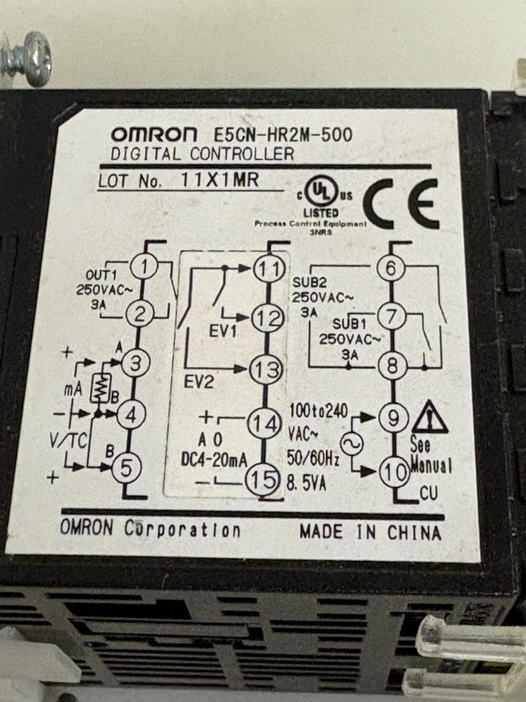 OMRON DIGITAL CONTROLLER E5CN-HR2M-500 2