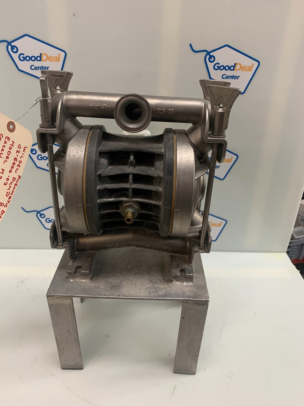 WILDEN M-2 Diaphragm Pump w 02-5000-03 liquid chamber w/ Part No. 86 316SS