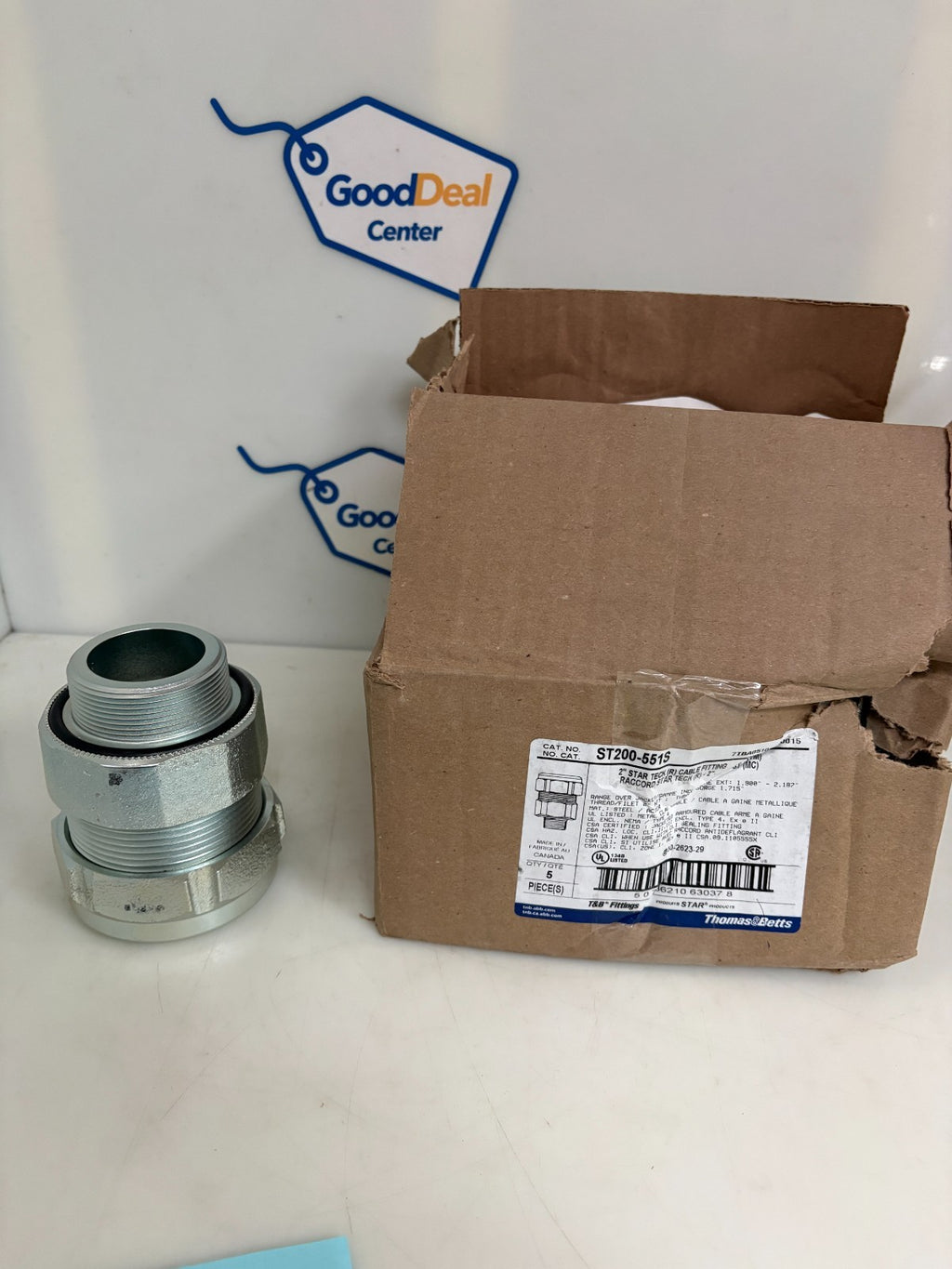 ABB THOMAS & BETTS 2" STAR TECK CABLE FITTING ST200-551S 5 IN BOX0