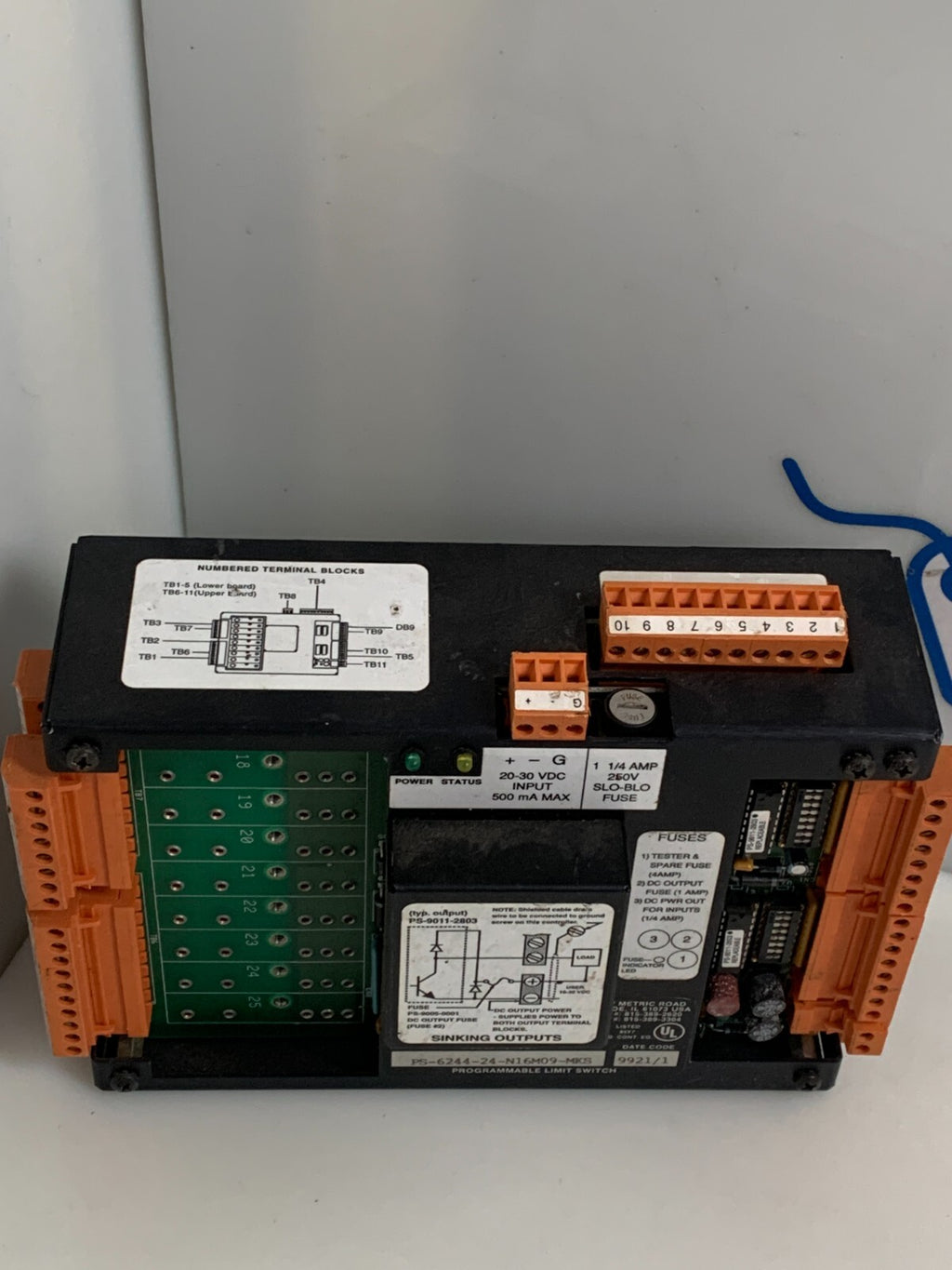 ELECTRO CAM PROGRAMMABLE LIMIT SWITCH MODULE PS-6244-24-N16M09-MKS4