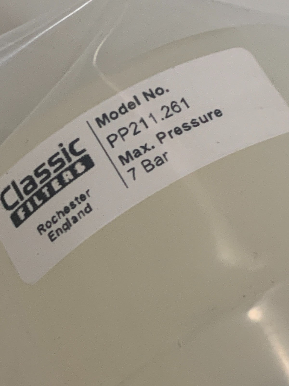 CLASSIC FILTER HOUSING PP211.261