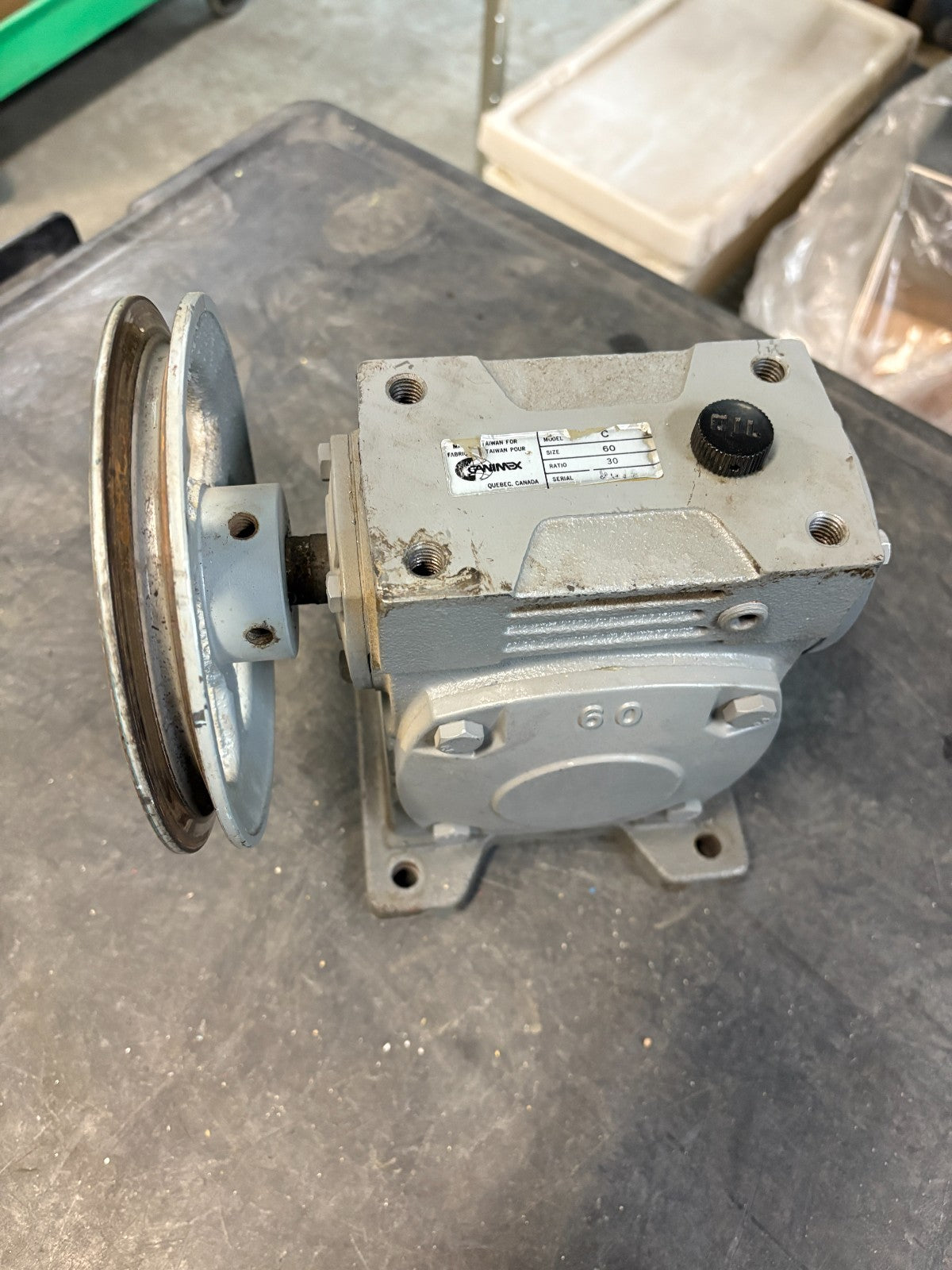 CANIMEX MODEL C GEAR BOX SIZE 60 RATIO 30