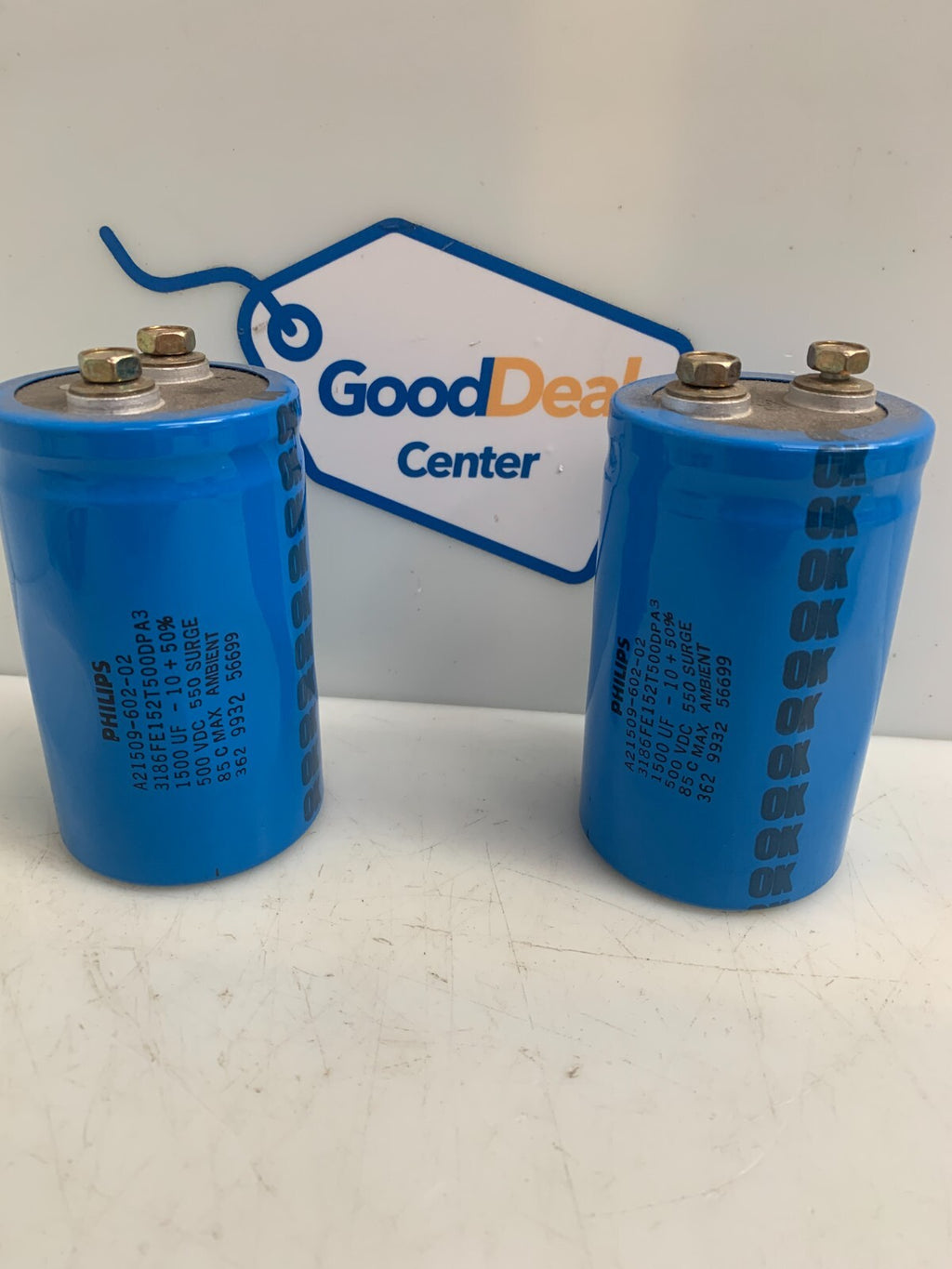 PHILIPS  Capacitor  A21509-602-02  (Lot of 2)0