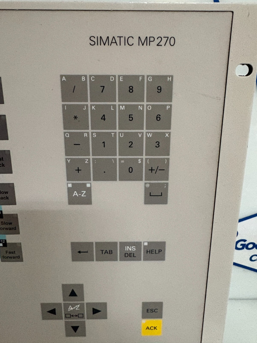SIEMENS SIMATIC MP270 MULTI PANEL 6AV6 542-0AC15-2AX0