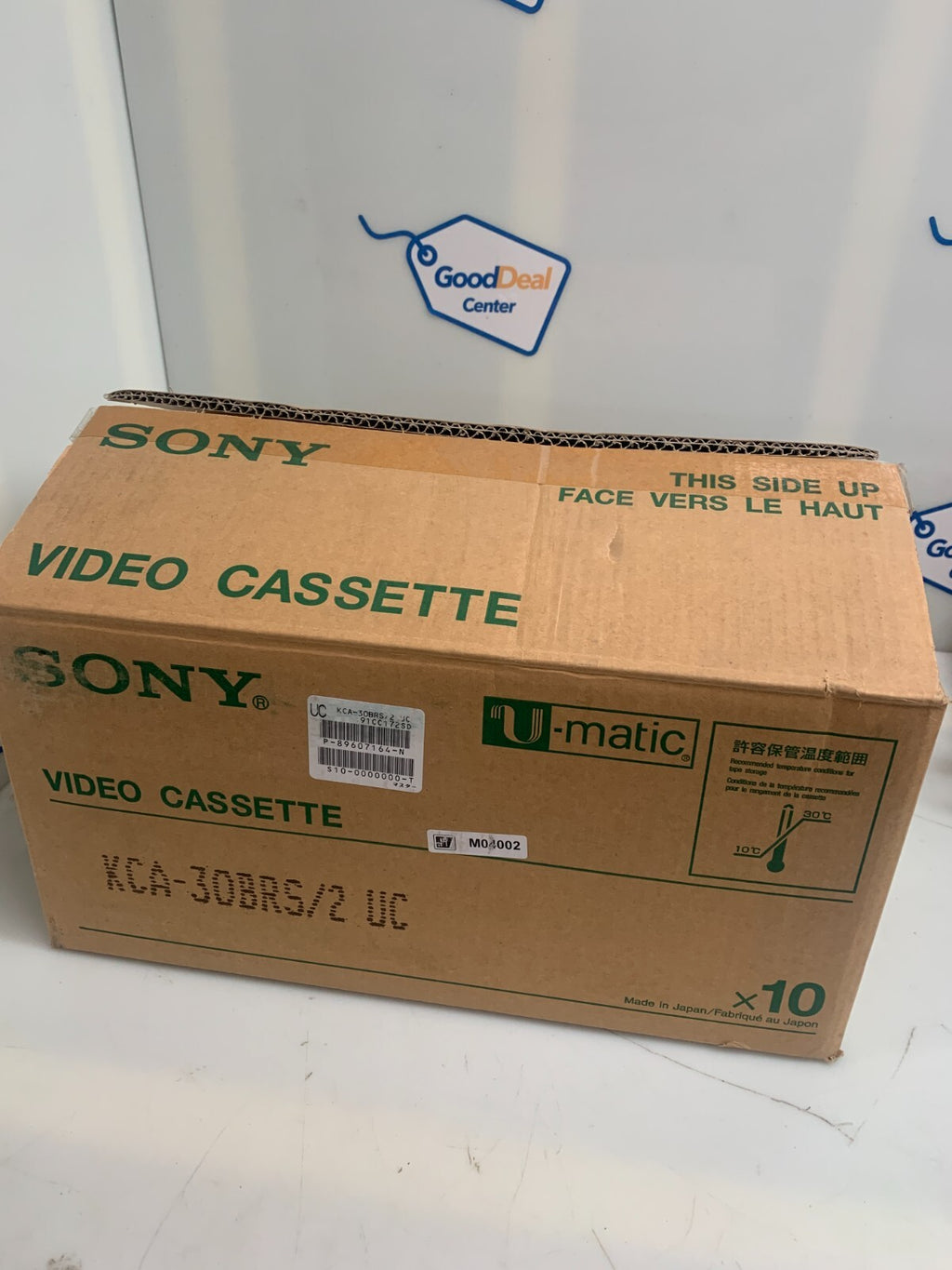 SONY KCA-30BRS/2 UC  Video Cassette Back Coated 30 U-Matic BRS (Case of 10)1