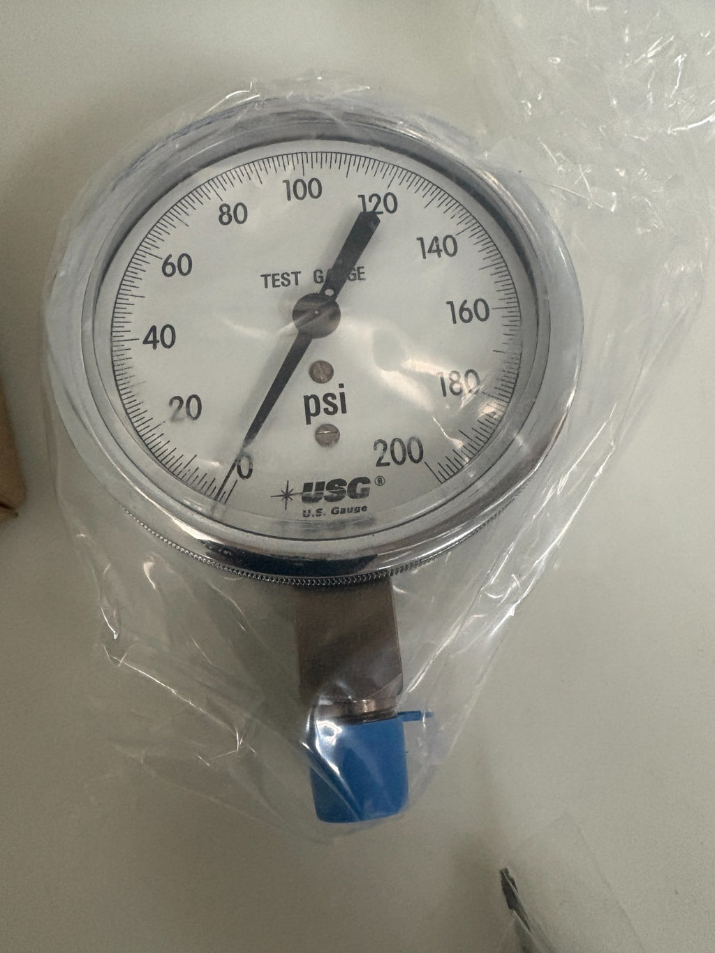 AMETEK US GAUGE 0-200PSI 1/4 LM #P1409 3"