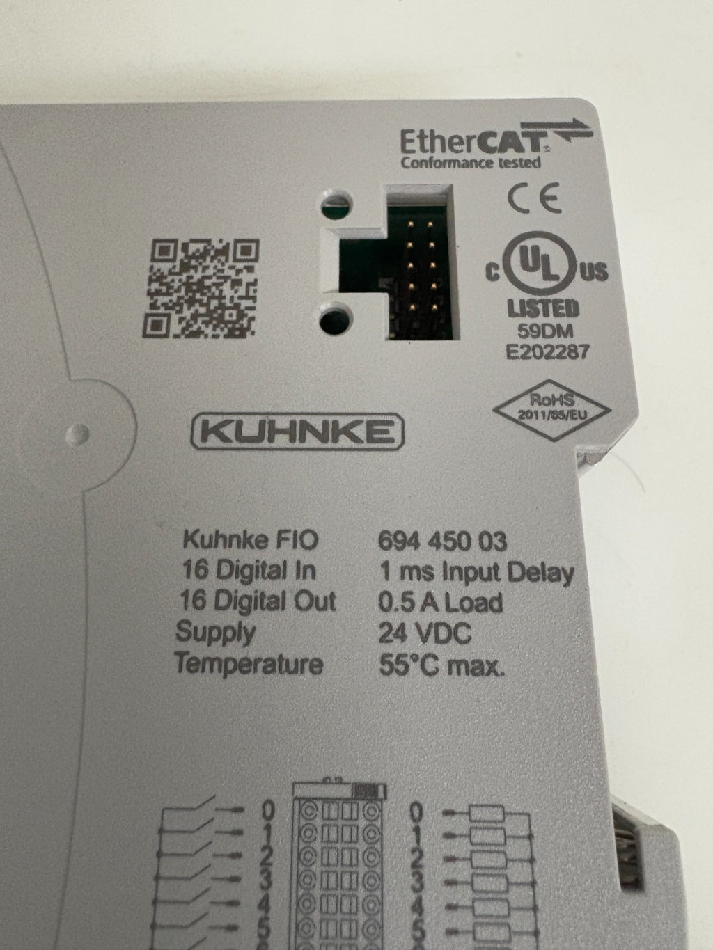 KUHNKE FIO 16 DIGITAL INPUT 16 DIGITAL OUTPUT 694 450 03