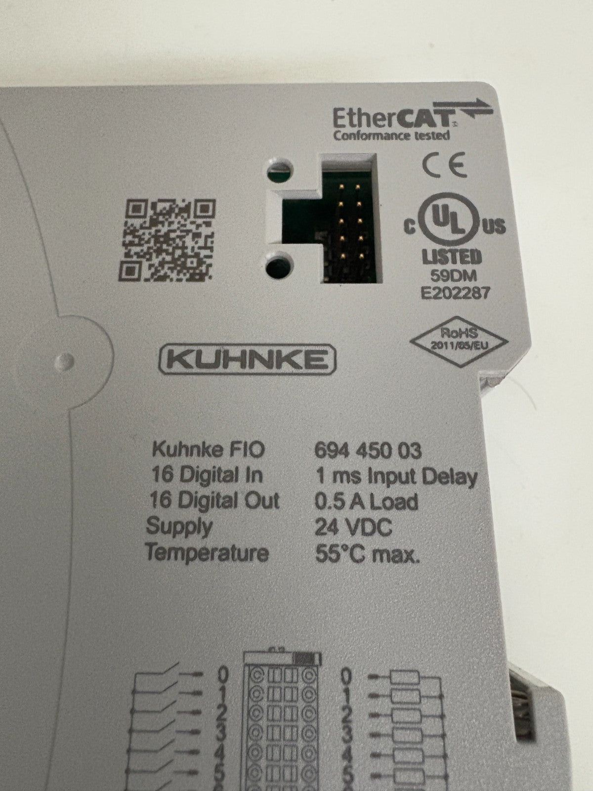 KUHNKE FIO 16 DIGITAL INPUT 16 DIGITAL OUTPUT 694 450 03