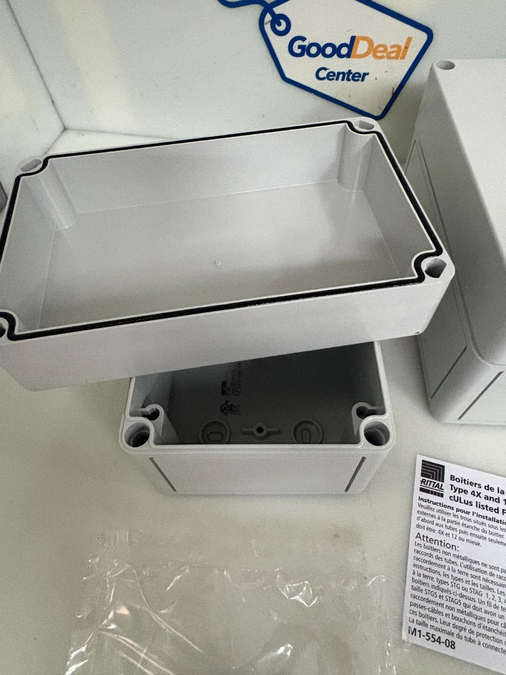 RITTAL POLY CARBONATE ENCLOSURE 9515 000 2 PER BOX3