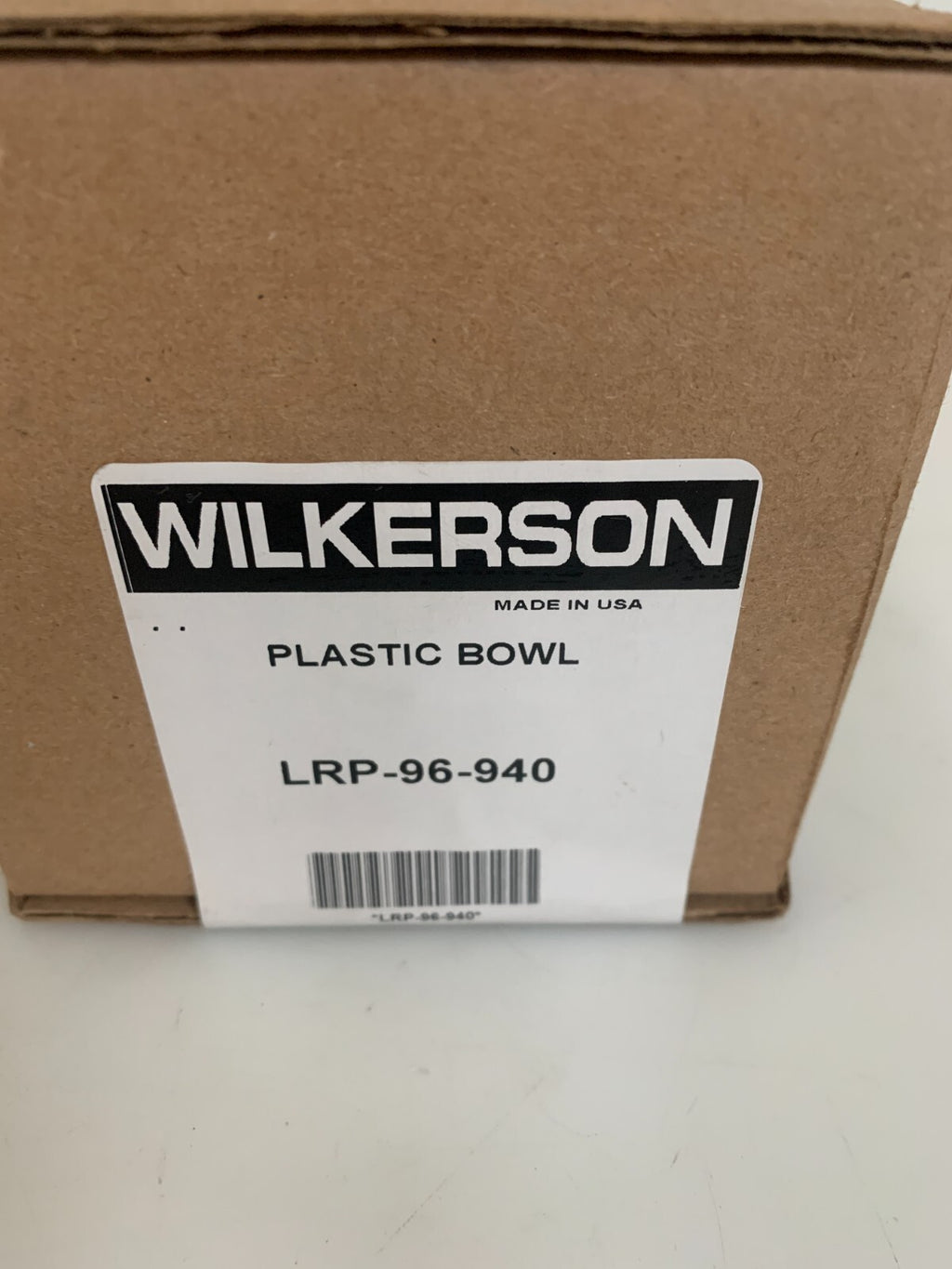 WILKERSON PLASTIC BOWL LRP-96-940