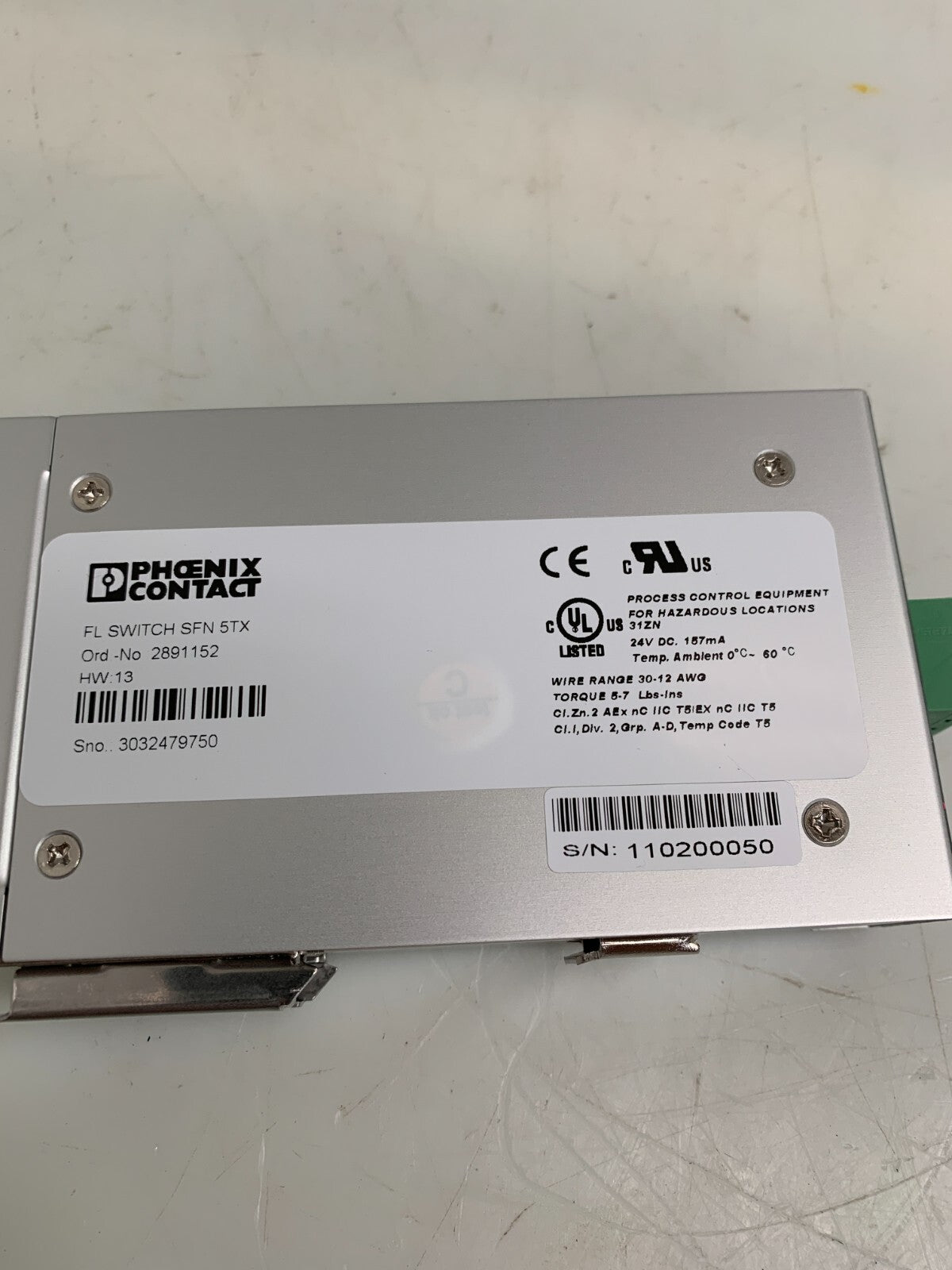 PHOENIX CONTACT  Ethernet FLSwitch SFN 5TX   28911521