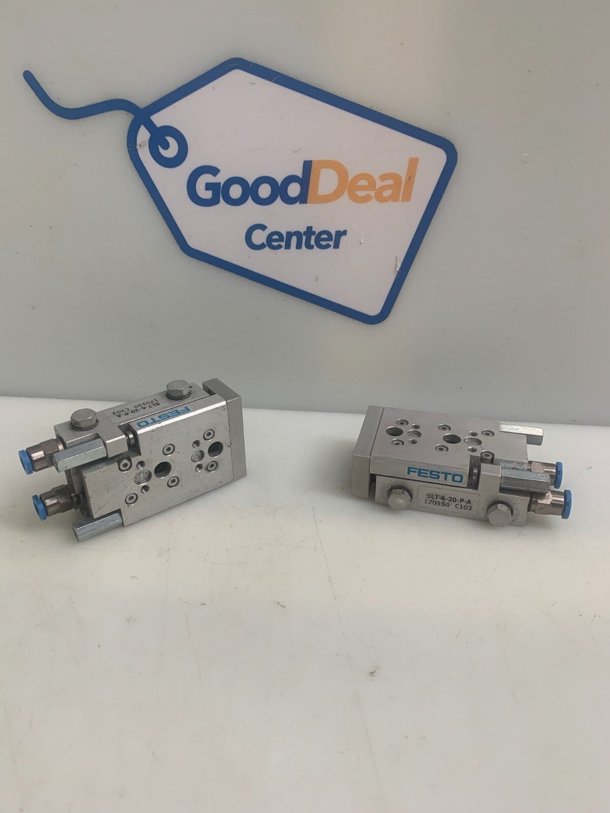 FESTO SLT-6-20-P-A   Mini Pneumatic Slide Cylinder 170550 (Lot of 2)0