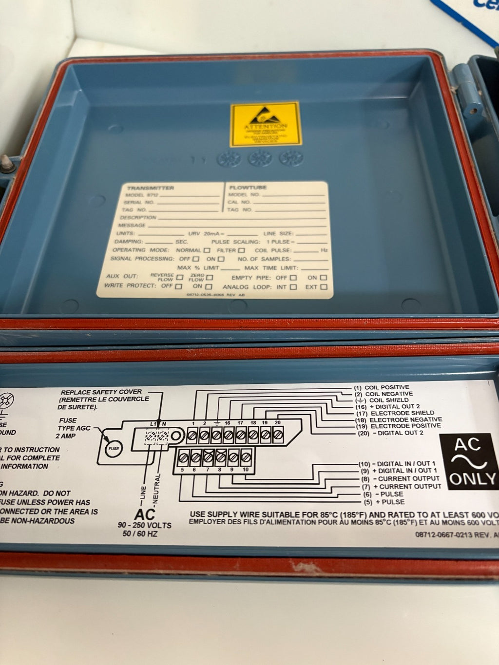 ROSEMOUNT SMART FAMILY TRANSMITTER 8712ESR1A1N0