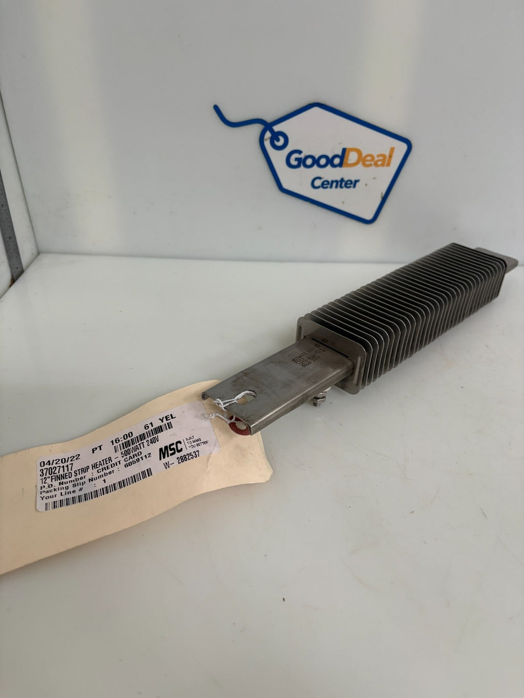 MSC 12" FINNED STRIP HEATER 500 WATT #37027117