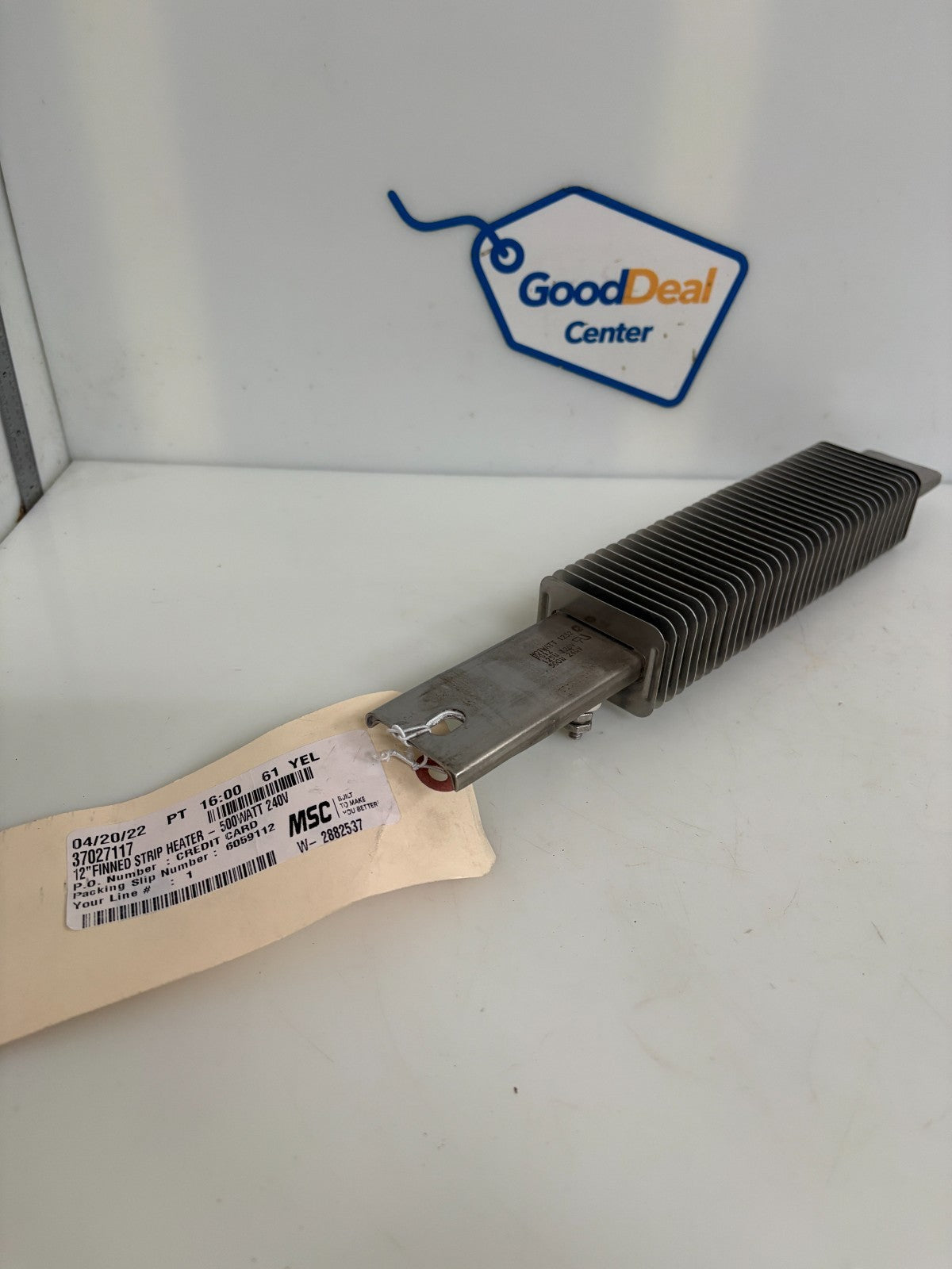 MSC 12" FINNED STRIP HEATER 500 WATT #37027117