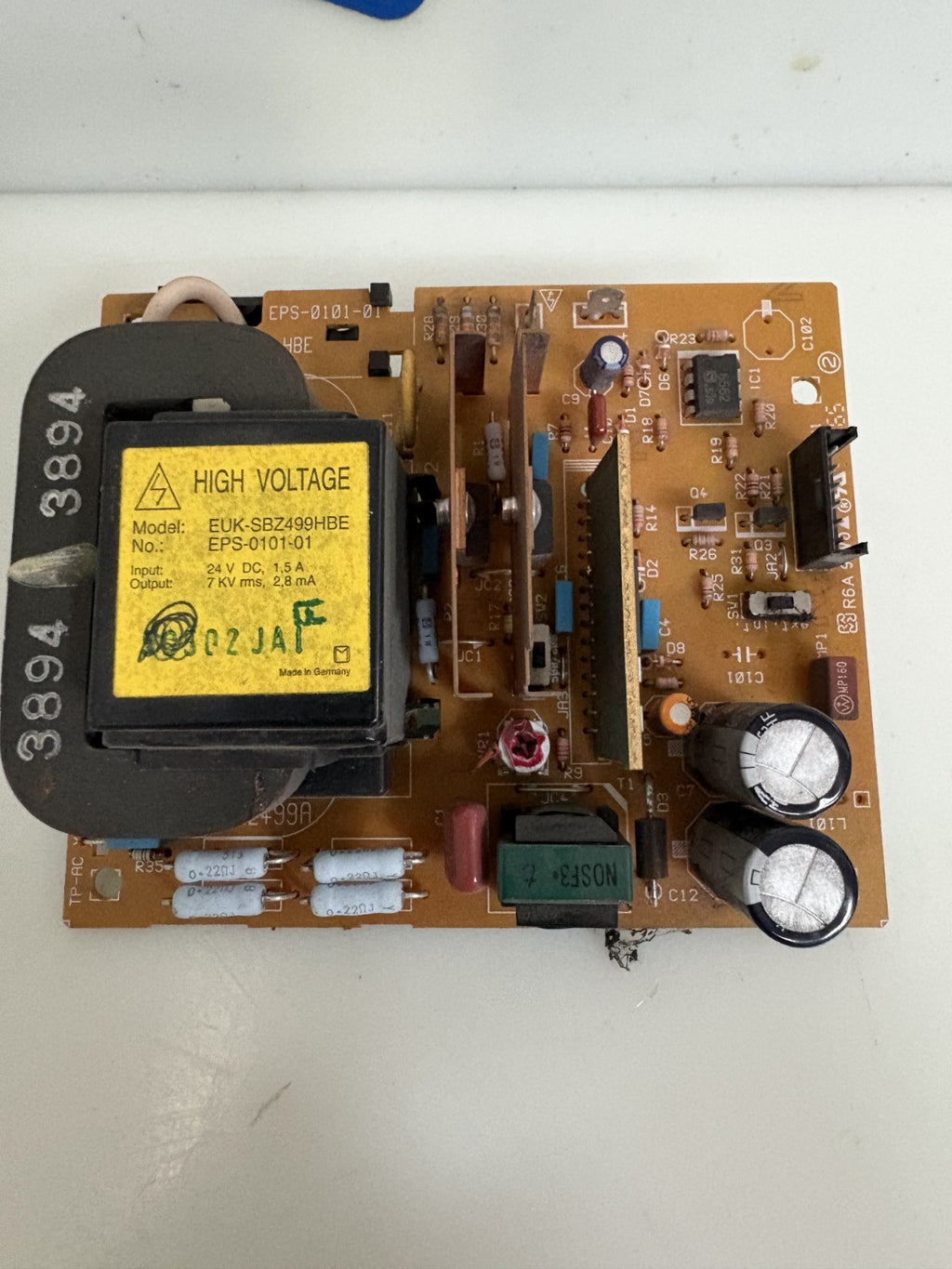 XEIKON POWER SUPPLY CIRCUIT BOARD EUK-SBZ 499 HBE