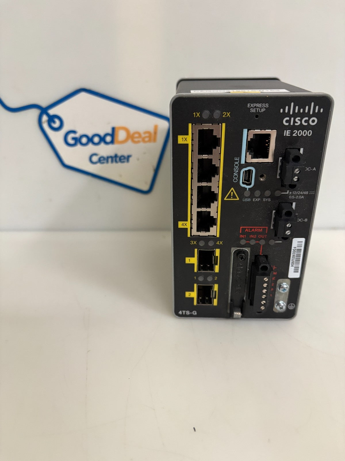 CISCO IE-2000-4TS-G-B 4 PORT ETHERNET SWITCH 12-C510-1813030