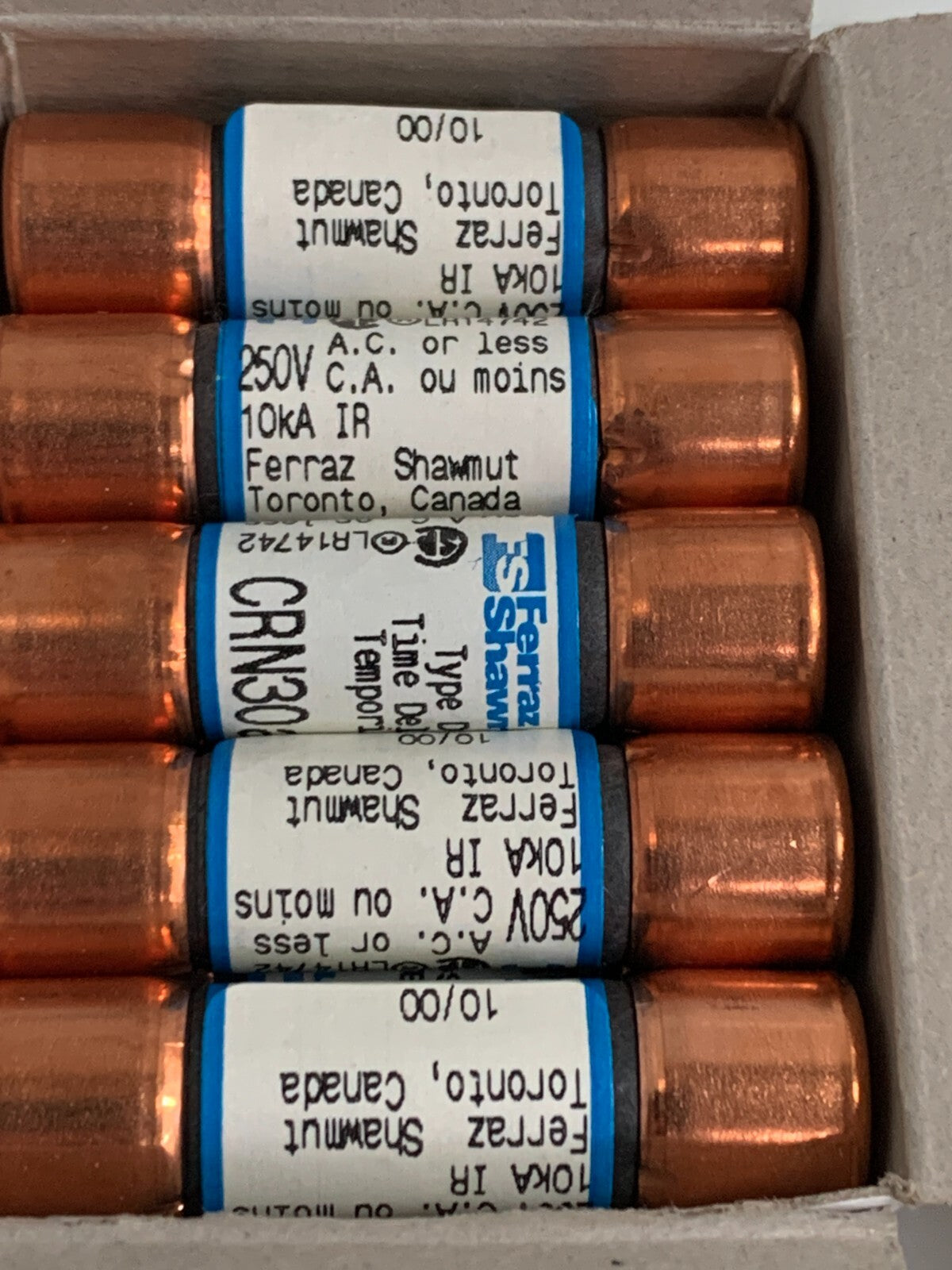 FERRAZ SHAWMUT 30 AMP TIME DELAY 250V