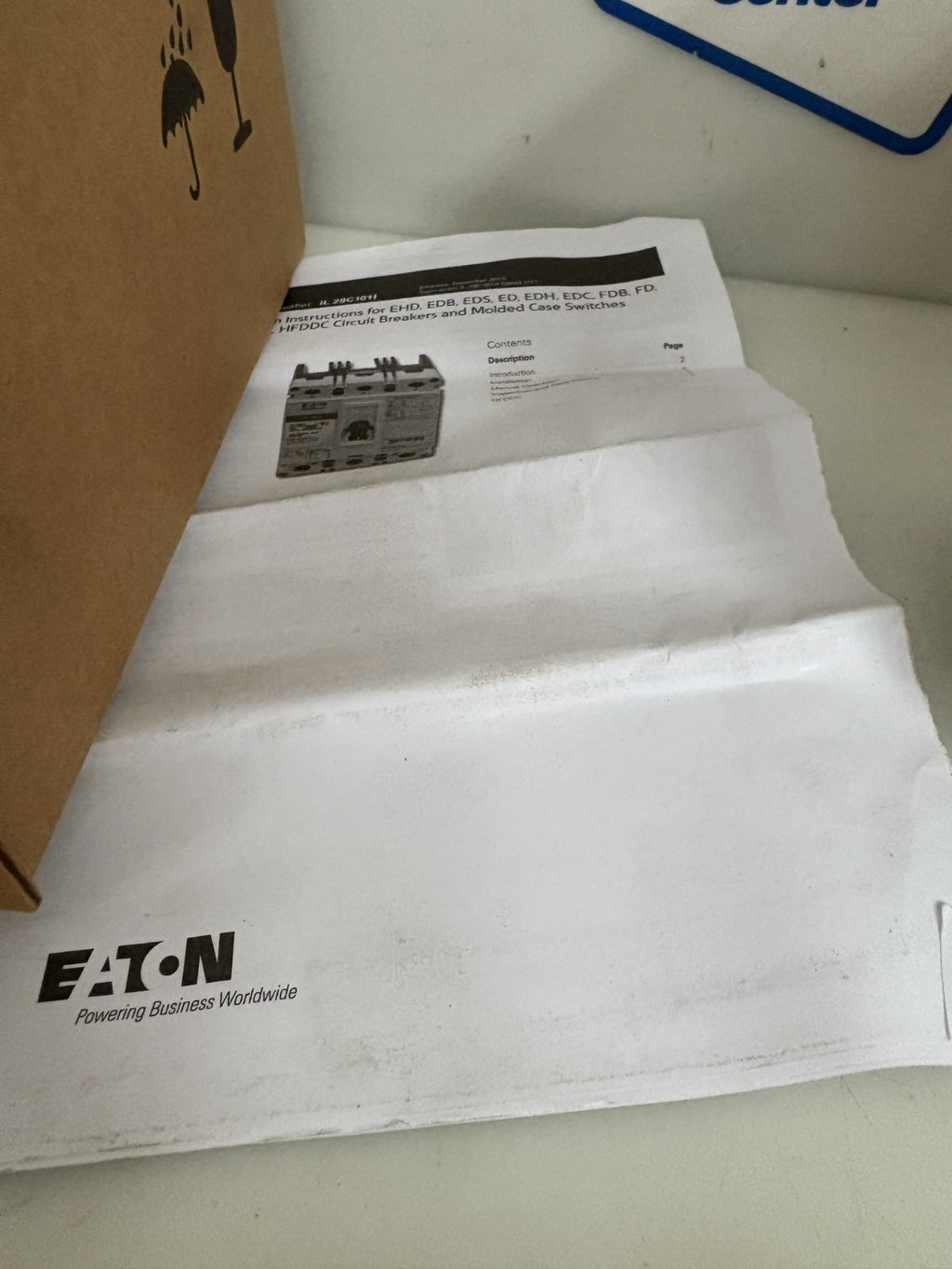 EATON 50 AMP CIRCUIT BREAKER #HFD 65K #HFD3050  STYLE 6639 C86G913