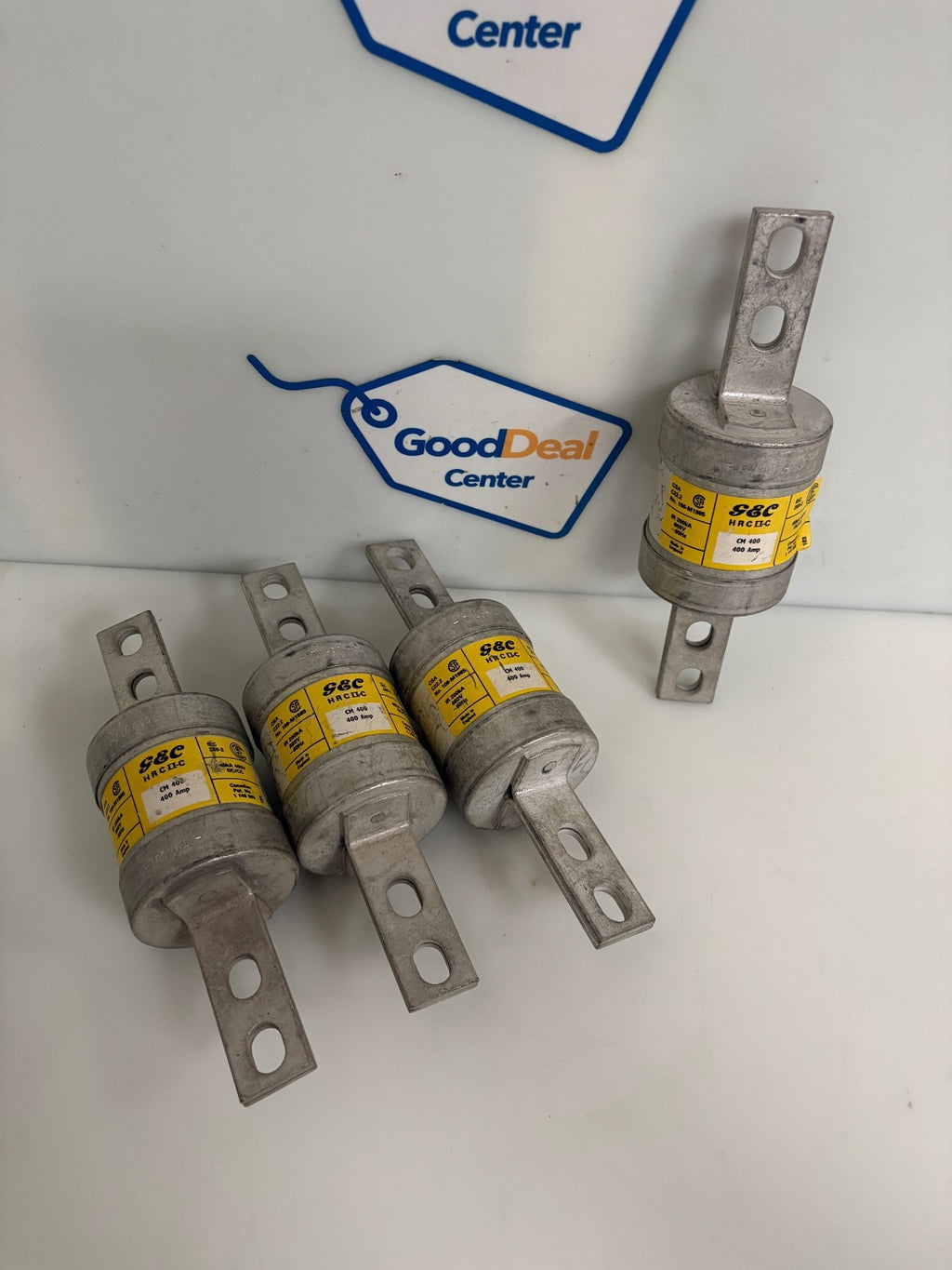 LOT OF 4 GEC HRC II C FUSE CM400 400 AMP