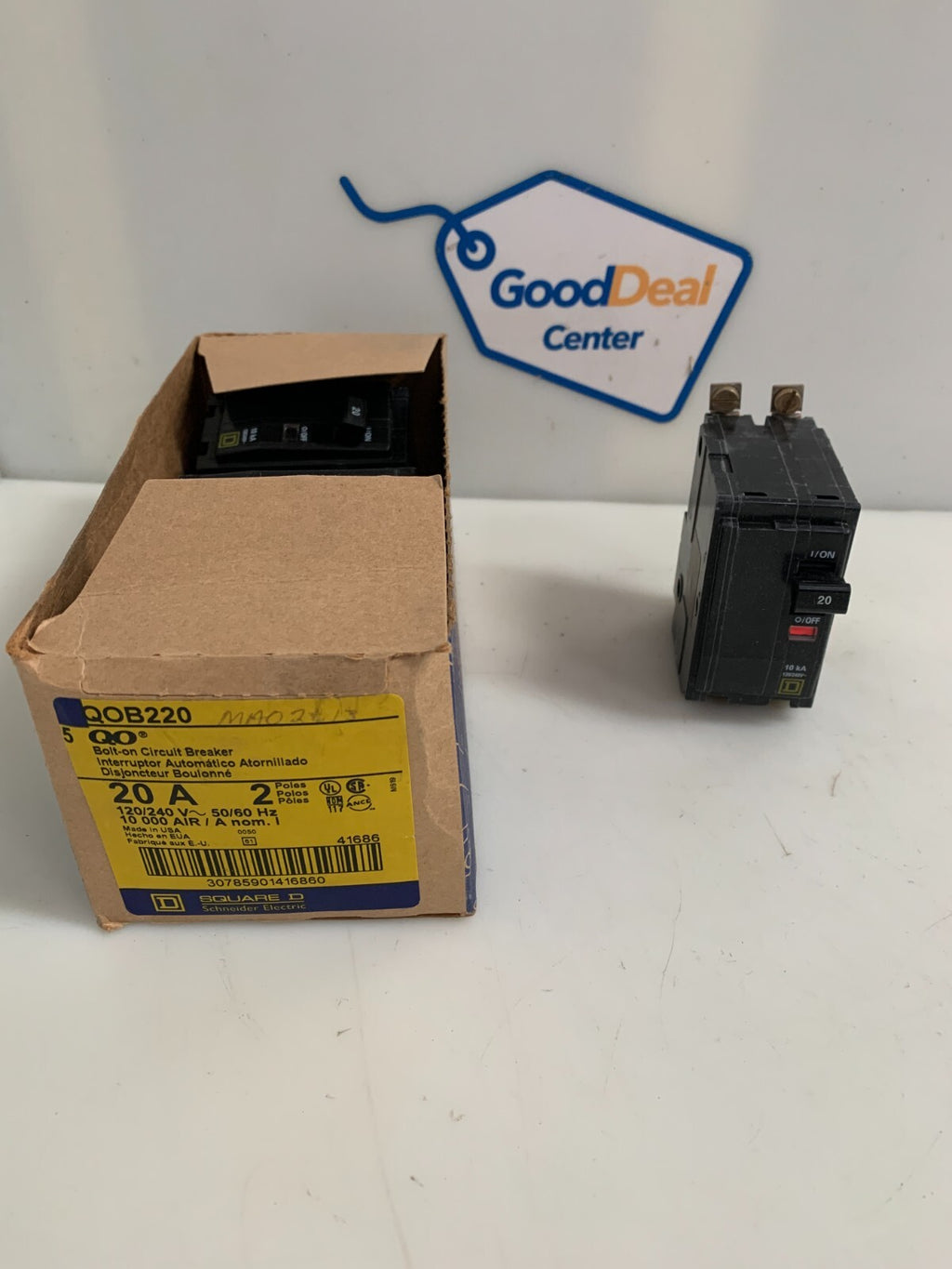 SQUARE D 20 AMP BOLT ON CIRCUIT BREAKER QOB 220 5 PER BOX